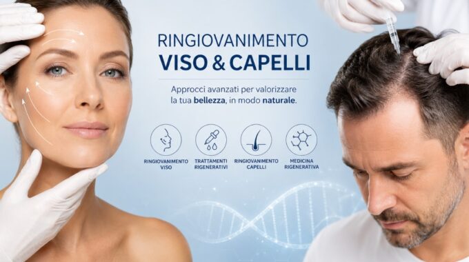 Ringiovanimento completo: perché capelli e viso si trattano insieme